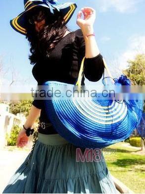 summer pupolar straw bag/beach bag