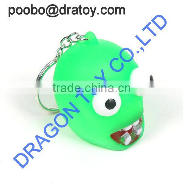 Qualified new designed 3D custom animal key chain