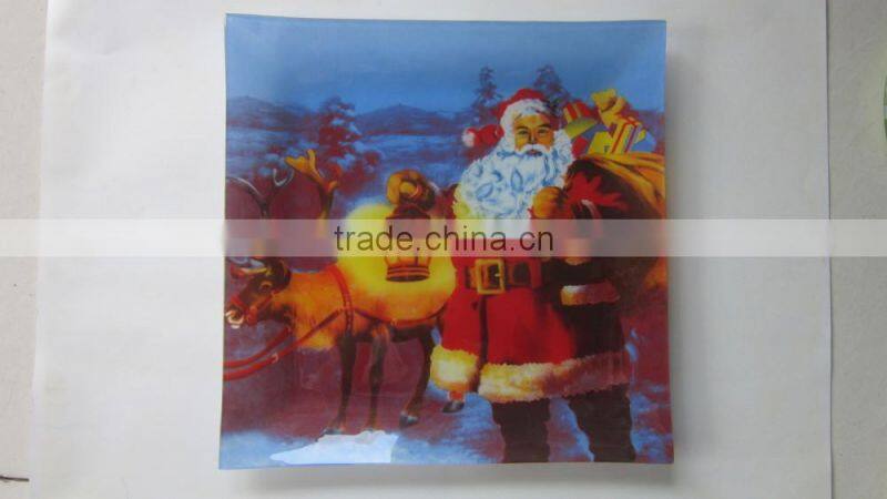 salad glass bowl and plate,glass plate, glass plate,high quality plate made in zibo city shandong china