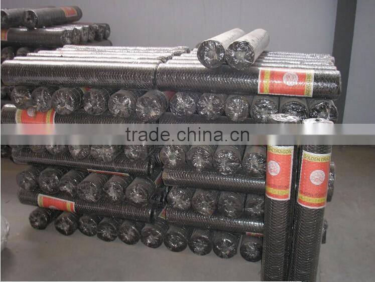 Galvanised Hexagonal wire mesh, chicken wire mesh, poultry wire 1/2 hex mesh chicken wire