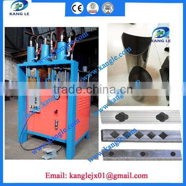 Industrial Metal Steel Tubes Punching Machine / Steel pipes hole punching machine