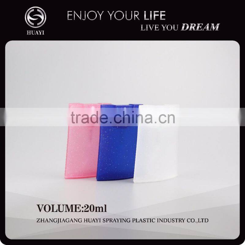 20ml colorful plastic pp bottle with sprayer