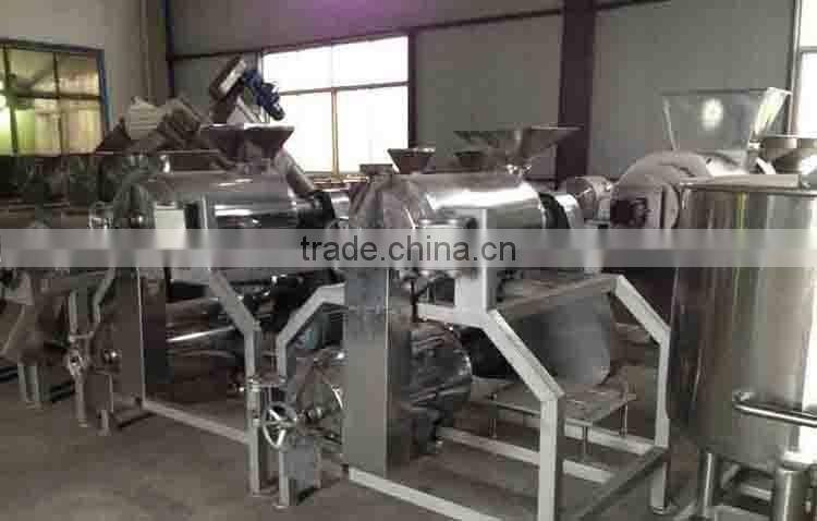 Muti-function commercial double beater vegetable and fruit pulp making machine