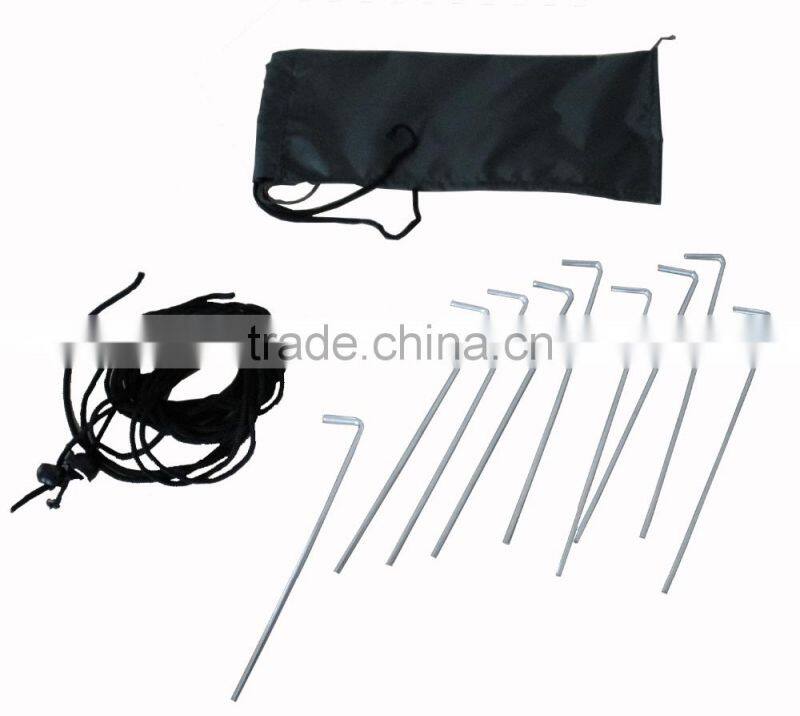 nylon waterproof fishing brolly with a detachable curtain covering