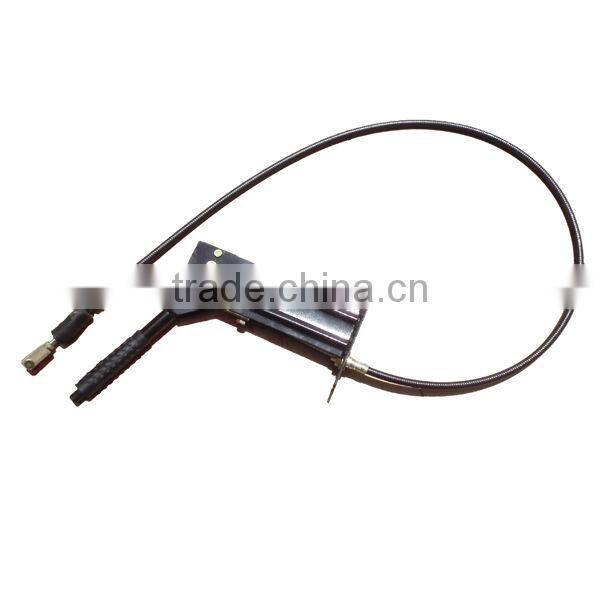 GJ1112H hand brake control lever with throttle cable for excavator