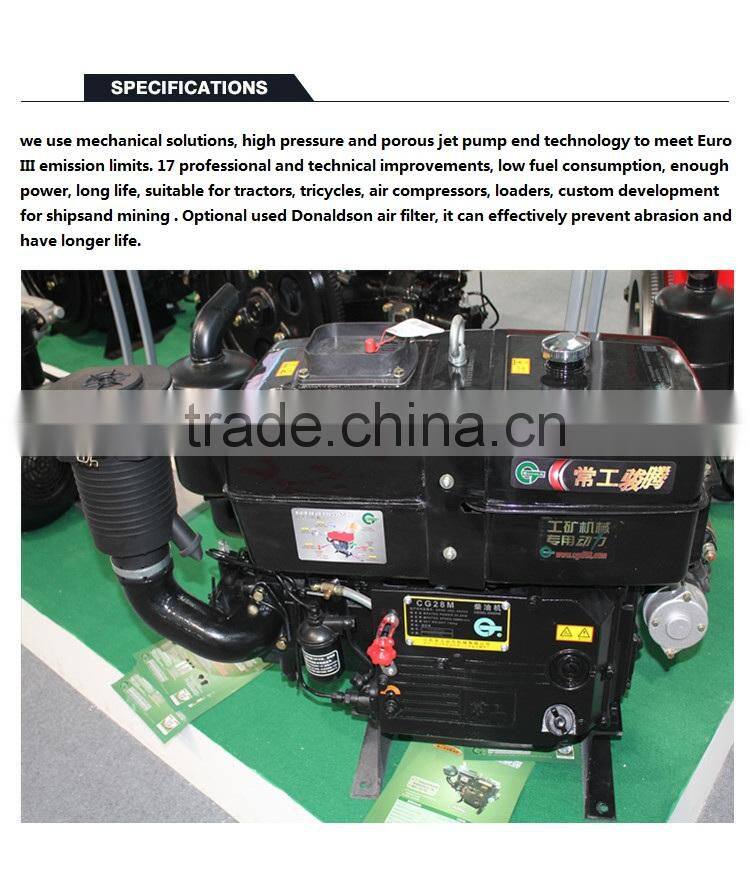 marine diesel engine CG28M special water-cooled single cylinder diesel engine S1125M