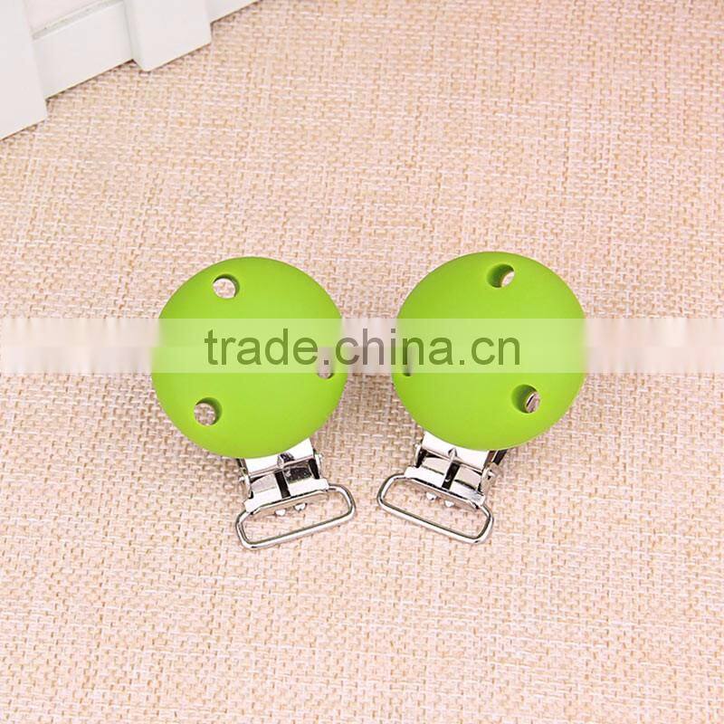 Wholesale Silicone Silicone Rounded Shape Clip Assemble with Pacify
