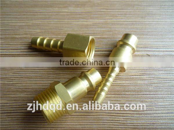 CNC brass NPT female hose barb fitting