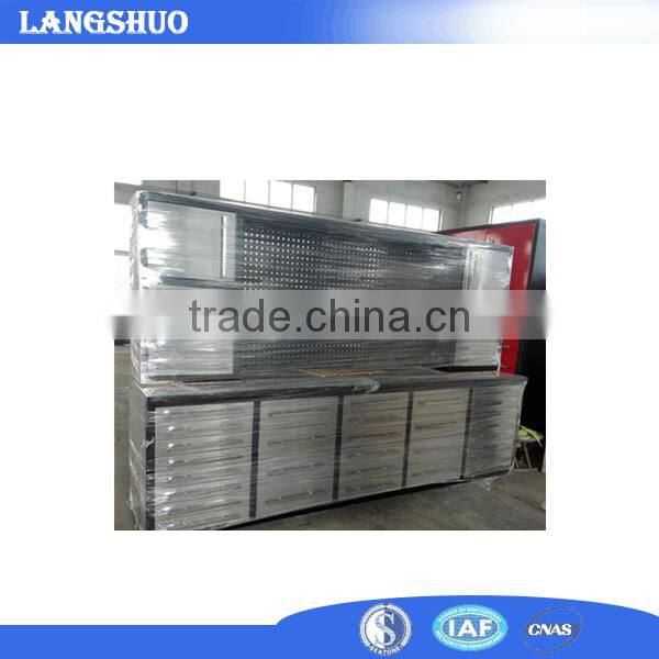 Stainless steel tool storage cabinet, used steel tool box chest with drawers