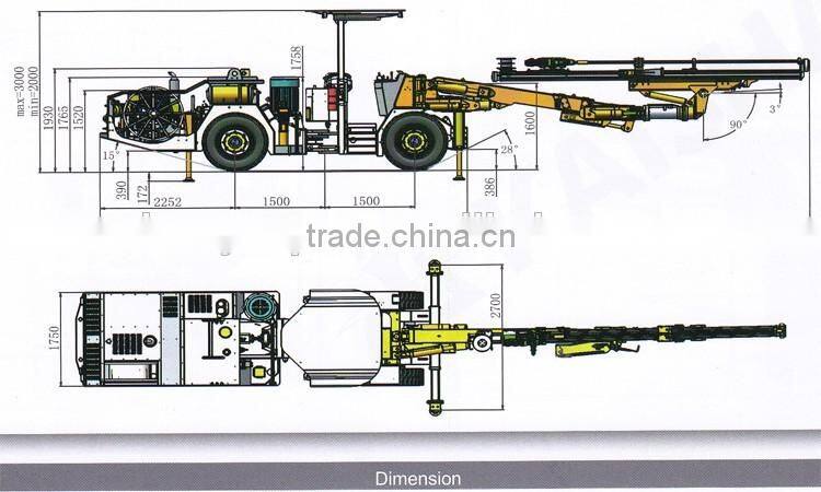 KAISHAN KJ312 the most advanced truck mounted full hydraulic tunneling drilling rig