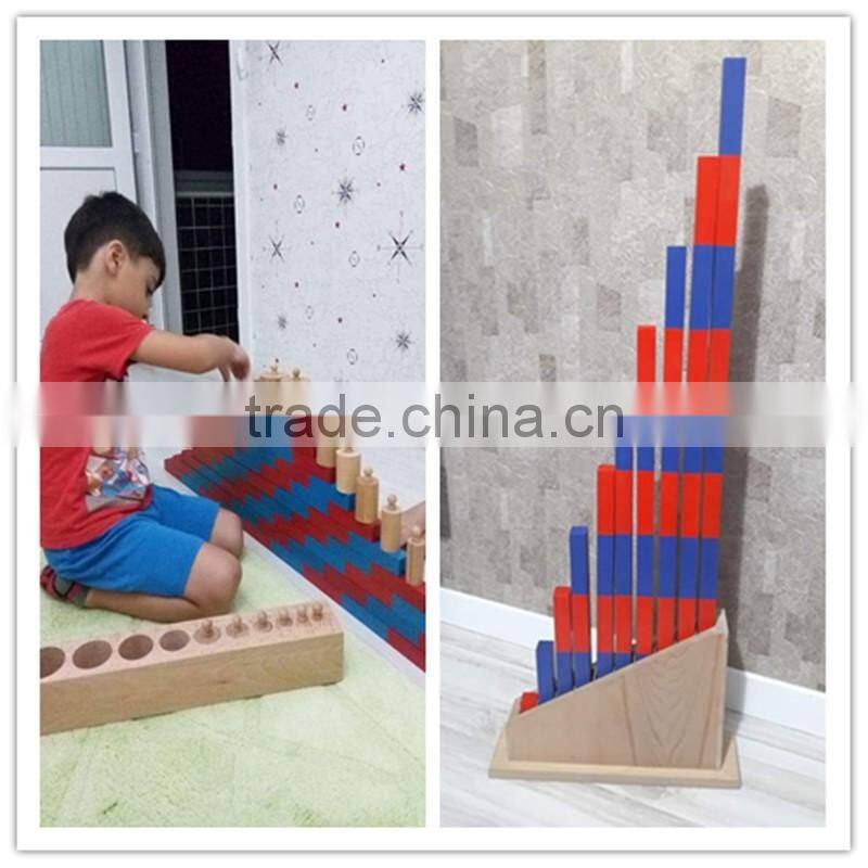 Kindergarten teaching materials montessori sensorial wooden toys