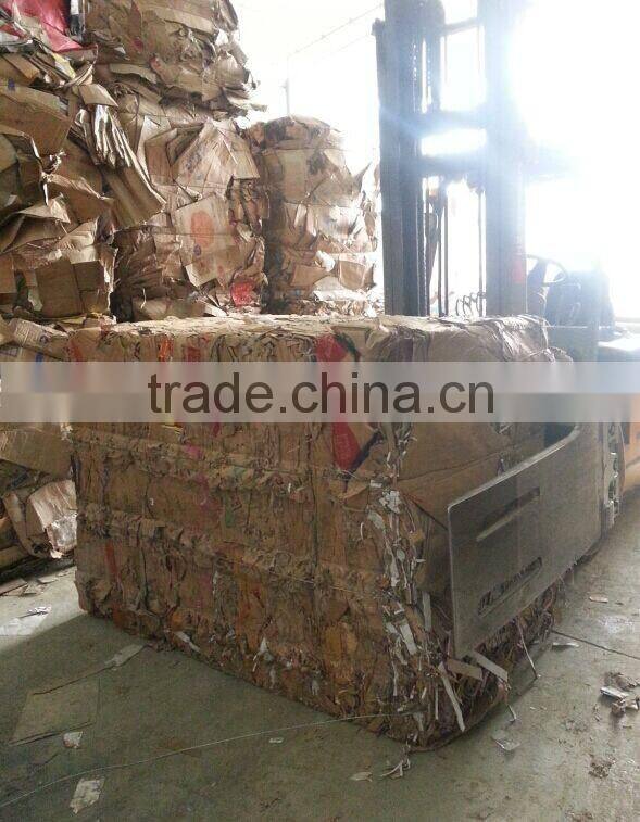 Hydraulic horizontal semi-automatic baler machine for scrap paper, cardboard, plastic YB3-80T