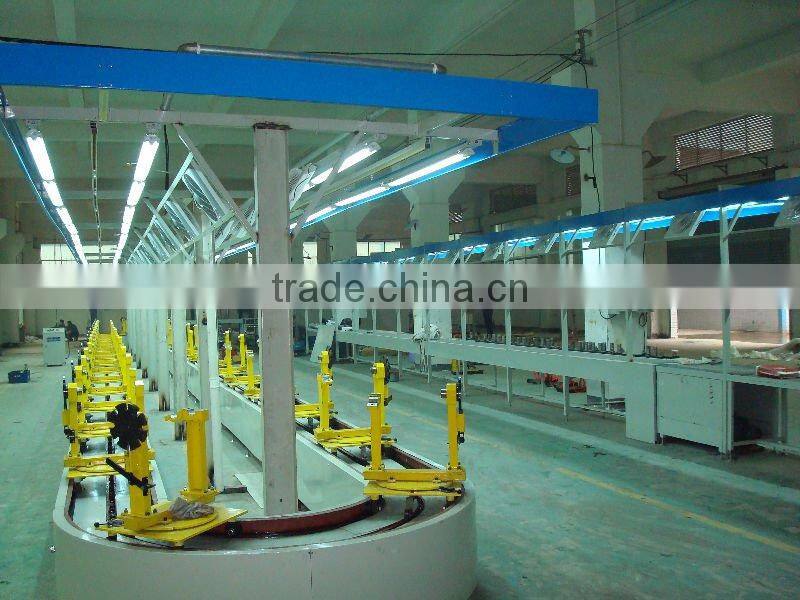 Agricultural machine assembly line