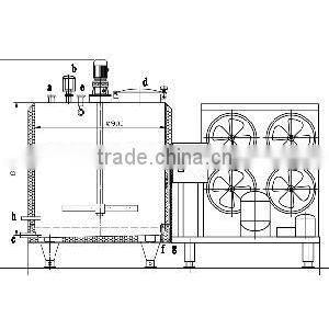 500L-10000L Milk cooling machine