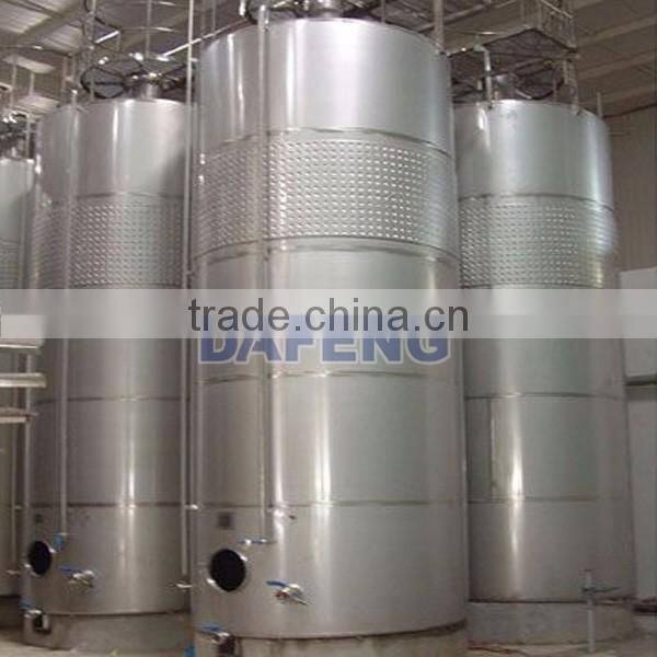 High quality saitary stainless steel dimpled wine tank