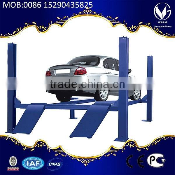Floor cross car elevator High rise 4 post car lift