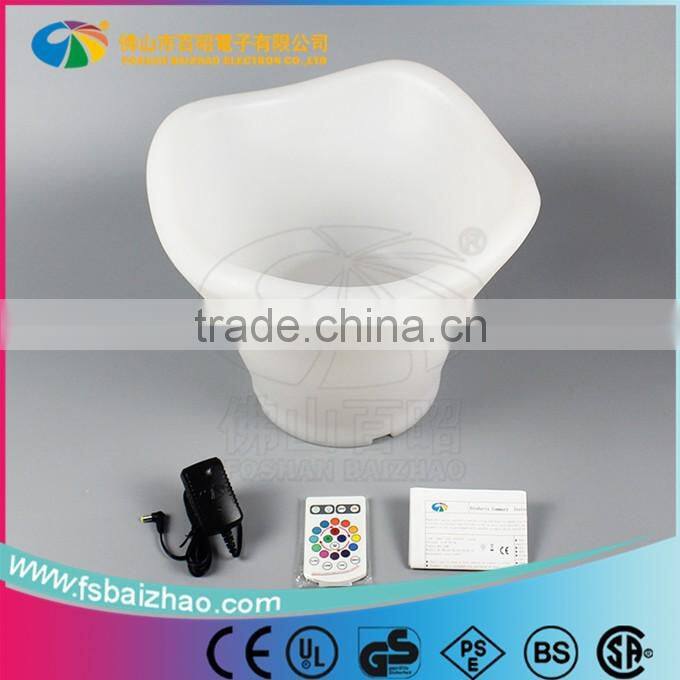 remote control color changing led modern clear ice bucket