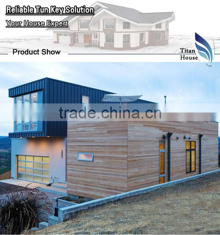 Low Price Light Steel Prefabricated Wooden House