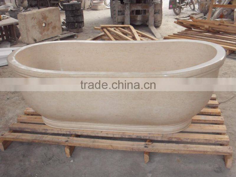 marble shower sink/white stone shower sink