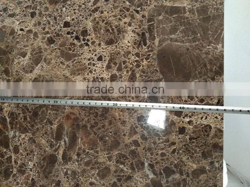 Solid surface dark emperador marble, composite marble tile