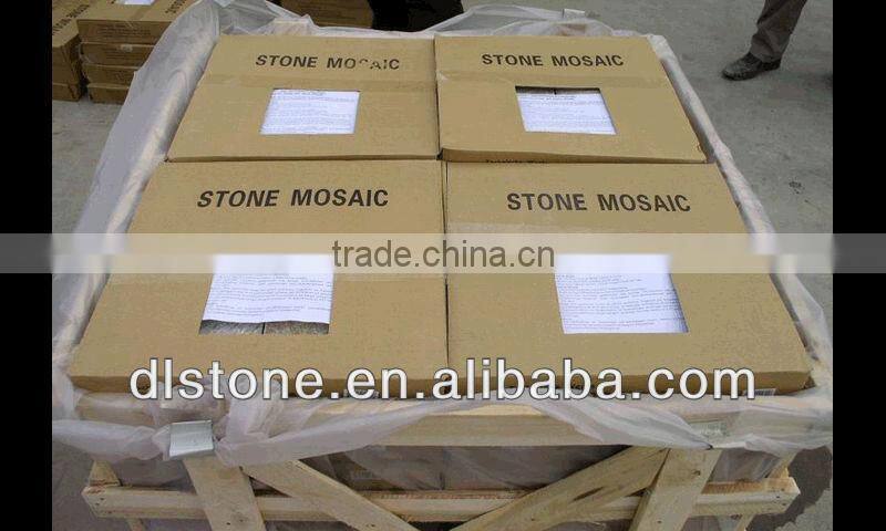 Irregular Brick Type Wooden Vein white Marble Mosaic tile 12x12 polished price