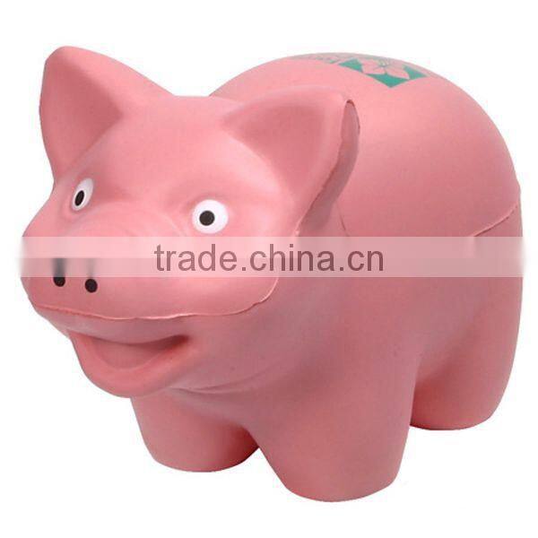Custom pig shaped anti stress animal