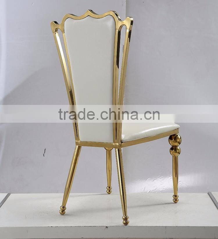 New modern stainless steel dining chair for sale