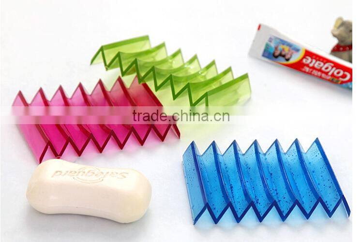 Q078 fashion household wholesale silicone soap dish