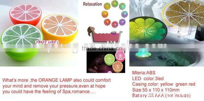LED Spa Light/Fruit Shaped Lights/Orange-Shaped