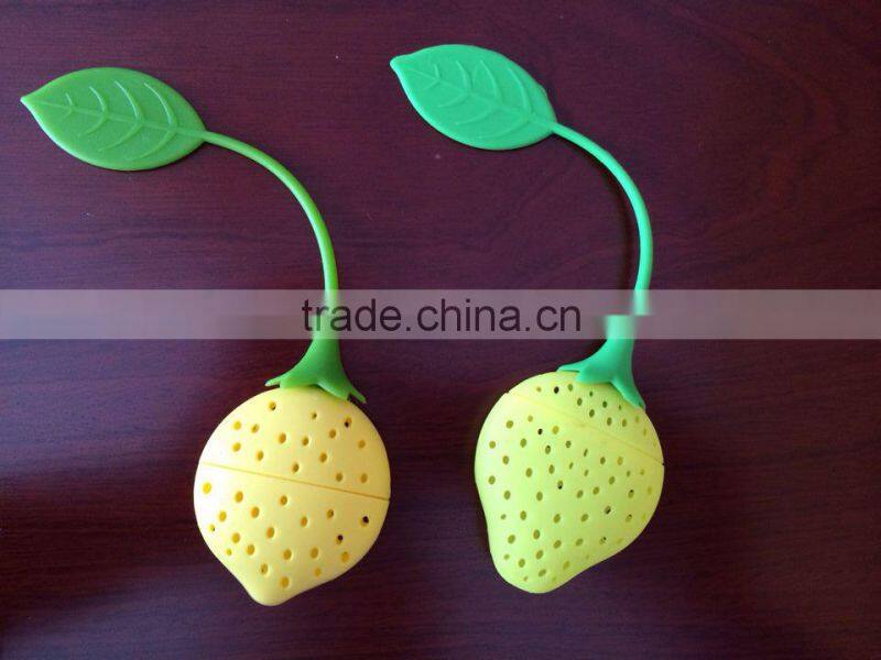 Tea Bags Strawberries Silicone Strainer Infuser Filter New Hot