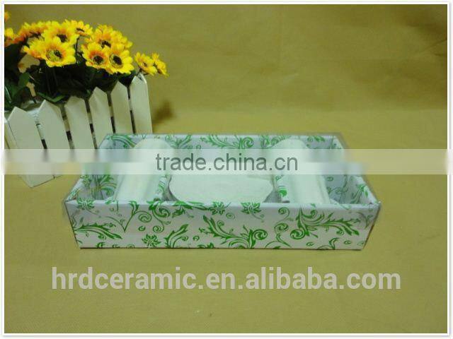 ceramic mug and ceramic dish 4 set