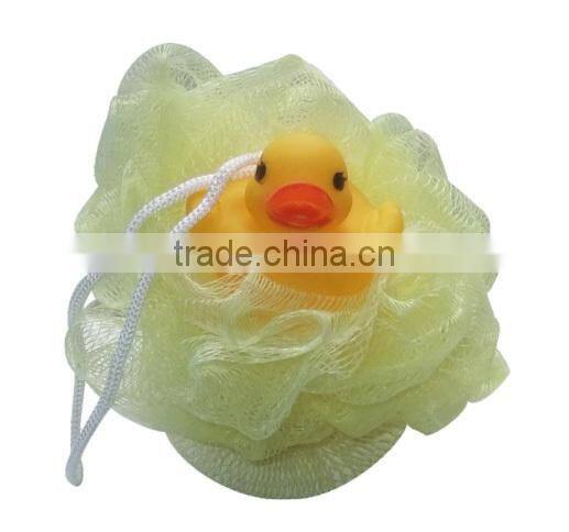 Different colors soft and comfortable bath mesh puff bath ball sponge