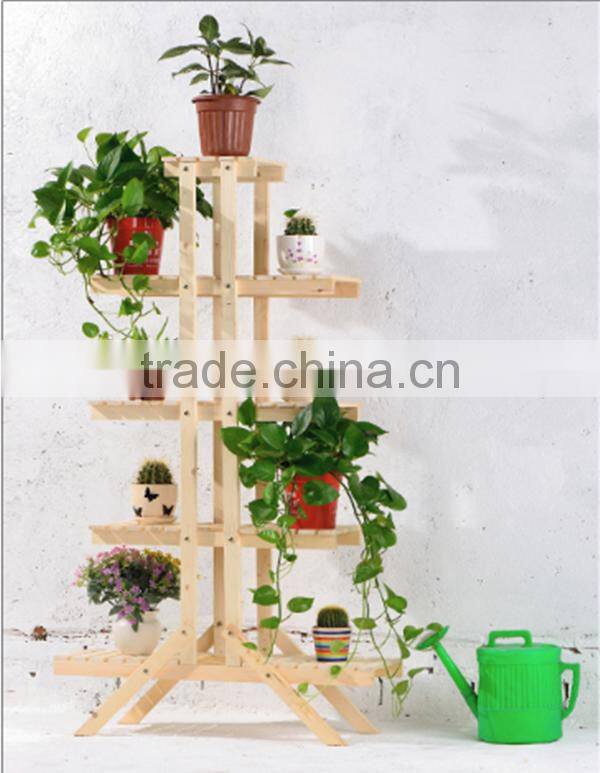 Handmade wholesale 4 floor flower rack for sale
