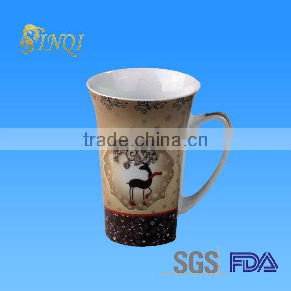 13oz promotional bulk wholesale ceramic cheap christmas mugs