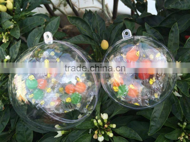 Plastic decorating ball