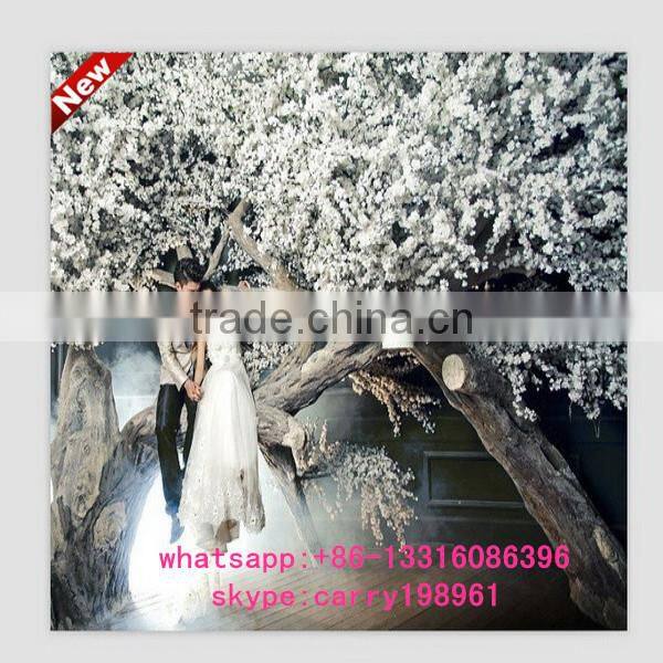 LXY072027 garden decoration white artificial wedding blossom wish tree