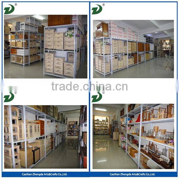 Oil Chinese catalpa wood grid three layers of cabinets