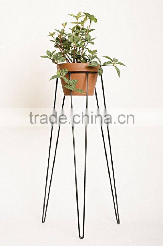 Metal Wire Plant Stand - Hairpin Leg Inspired