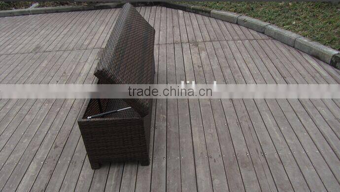 Rattan outdoor storage box