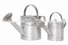 Vintage 5L Kids Watering Can/ Natural Color Metal Garden Toys/ 5L Metal Flower Planter