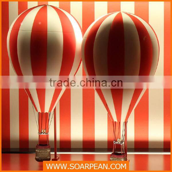 New Style Fashion Fiberglass Visual Display Design Hot Air Balloon