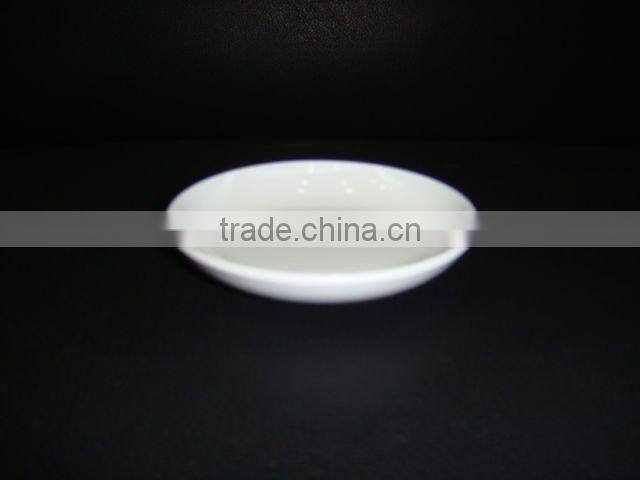 White melamine sauce cup