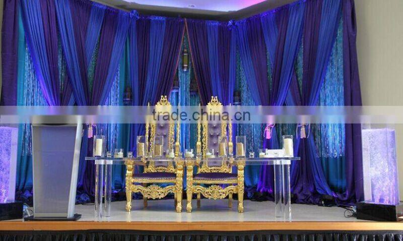 Hot Sales Wedding Decorating Polyresin King Chair