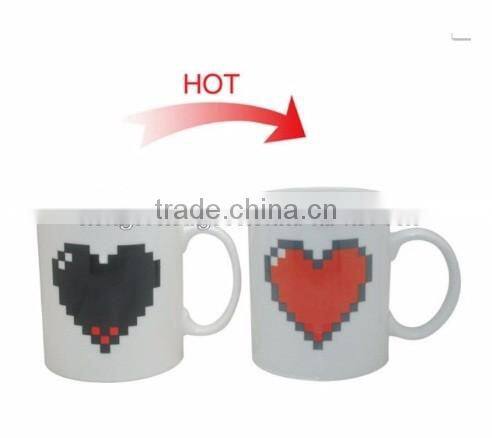 2017 promotional item 11oz mug custom color changing with logo