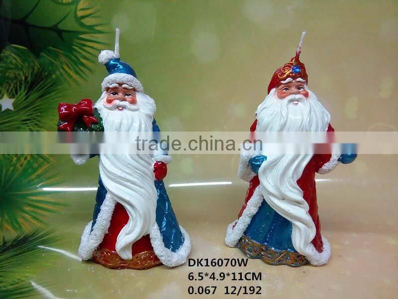 Handmade Non-scented Santa Claus Christmas Candle