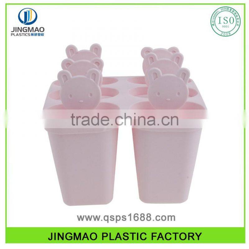 Food Grade PP Cute g 6 Units Plastic Ice Cream Mold For Kids