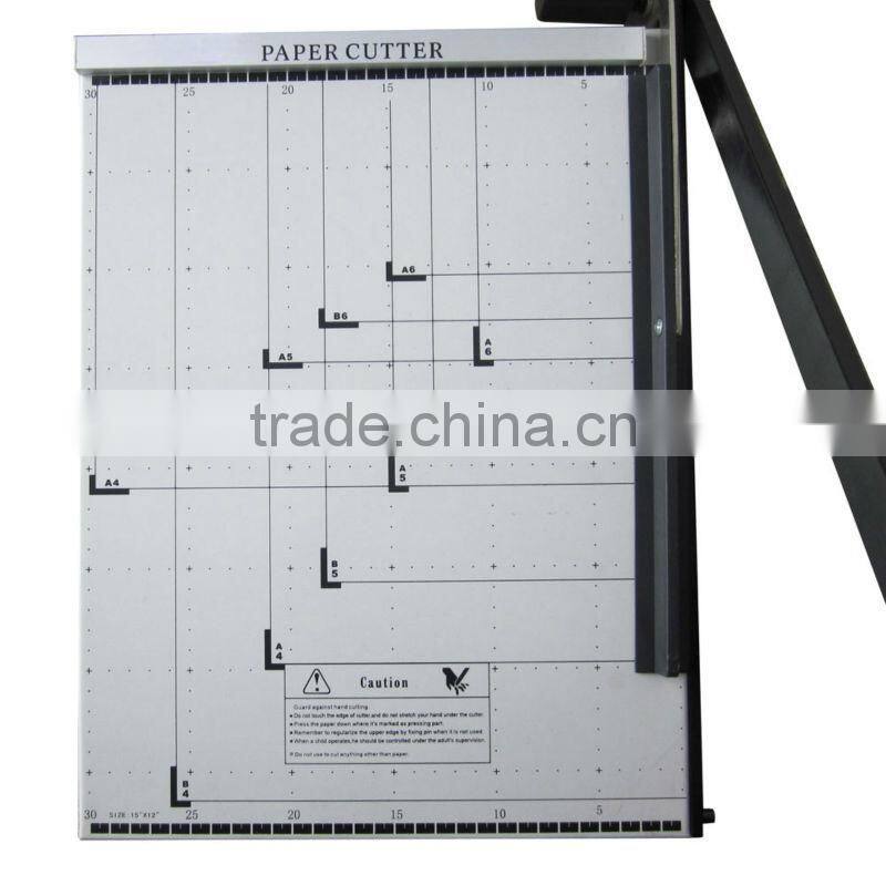 Office desktop A4,B4 size multifunctional guillotine hand paper cutter,ID photo cutter