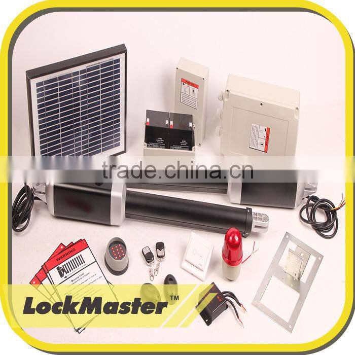 Basic Kit Fully Metal Double Swing Gate Opener For Gates Up To 1700LB