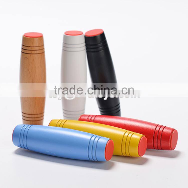 Amazing desk toy flip toys wooden tumbler stick for kids W01A213-S