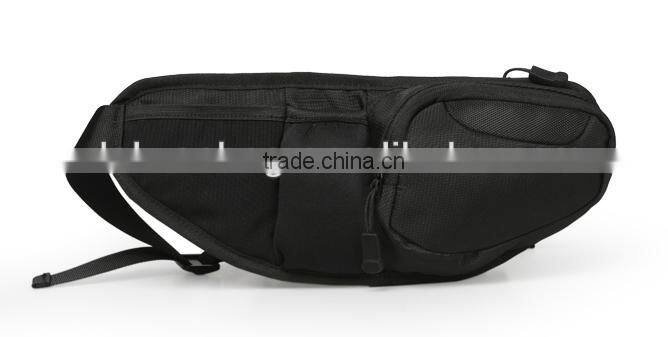 Leisure Black Waist Bag For Man